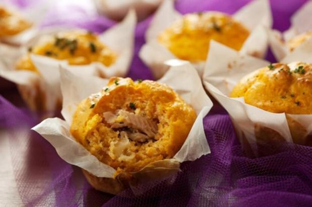 Muffin de Abóbora com Sardinha