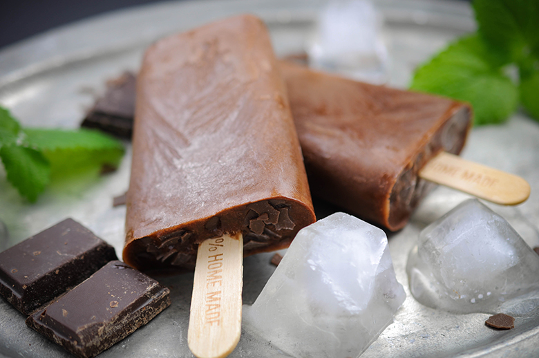 Picolé de Chocolate e Doce de Leite